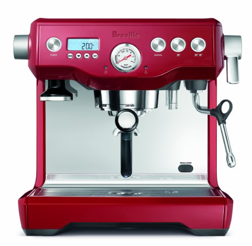Breville BES920CBXL Dual Boiler Espresso Machine, Cranberry Red