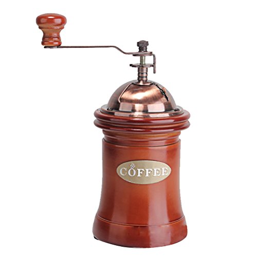 Moyad Manual Coffee Grinder Vintage Coffee Bean Hand Mill with Ceramic Grinding Burr