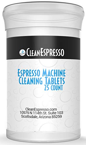 (25 Pack) Jura Espresso Machine Cleaning Tablets - CleanEspresso Model JU-25 - For Jura Espresso Machines