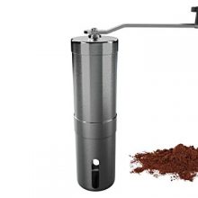 Manual Coffee Grinder with Adjustable Burr for Precision Grinding and Portable Use