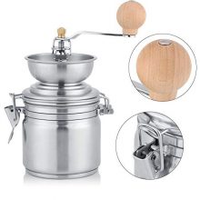 Manual Coffee Grinder Stainless Steel Adjustable Burr Coffee Grinder