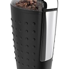 Vremi Electric Coffee Grinder - 150 Watt Portable Coffee Bean Grinder with Easy Touch Settings Stainless Steel Blades - Grinds Coarse Fine Ground Beans for 12 to 14 Cups of Coffees - Black
