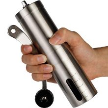 Manual Coffee Grinder Adjustable Ceramic Conical Burr Stainless Steel Coffee Mill