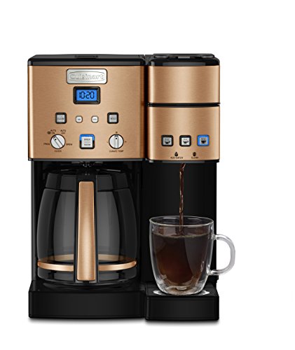 Cuisinart SS-15CP 12 Cup Coffee Maker And Single-Serve Brewer, Copper