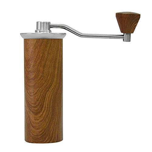 XEOLEO Portable coffee grinder Manual Coffee grinder Aluminum coffee miller 50mm/25g coffee milling machine (Brown)