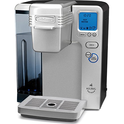 Cuisinart SS-700 Single Serve Brewing System, Silver - Powered by Keurig (Renewed)