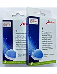 Jura Cleaning Tablets For All Jura-Capresso Espresso Machine and Automatic Coffee Centers, 12-Count