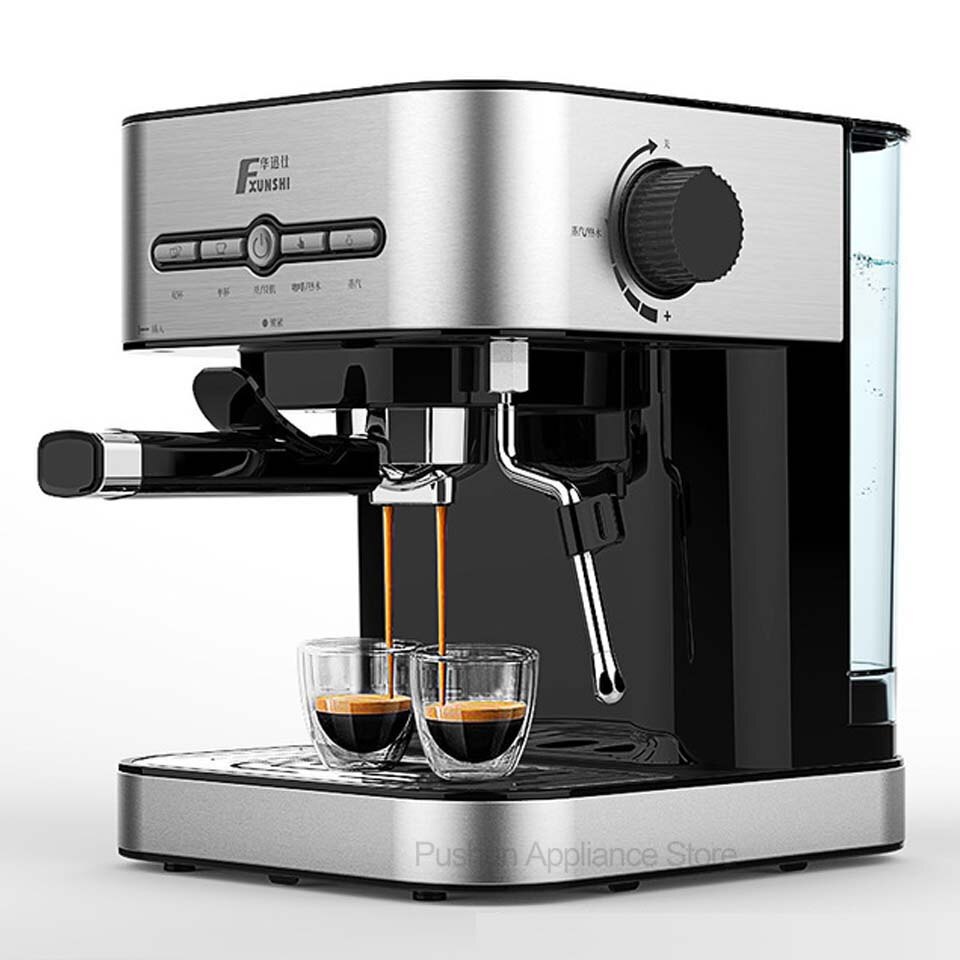Espresso Electric Coffee Machine Cappuccino Electric Foam Italy-type Coffee Maker Electric Milk Frother Kitchen Appliances 220V