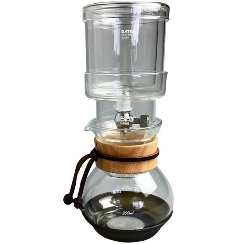 Gater 100Ml New Water Drip Coffee Maker Reusable Filter Tools Glass Espresso Coffee Dripper Pot Ice Cold Brew Coffee Machine