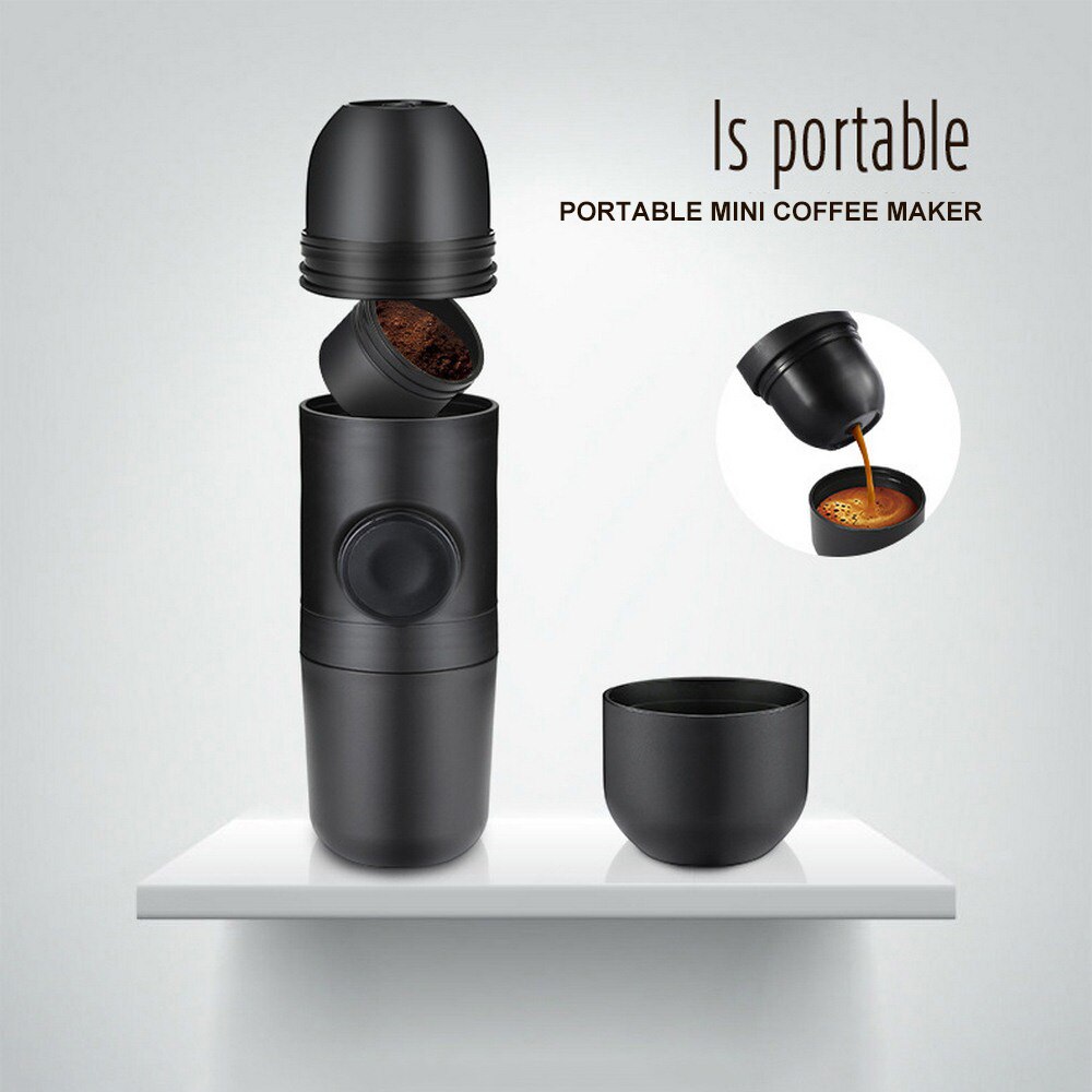 70ml Portable Coffee Machine Manual Mini Espresso Maker Handheld Pressure Espresso Coffee Machine Pressing Cup For Home Travel