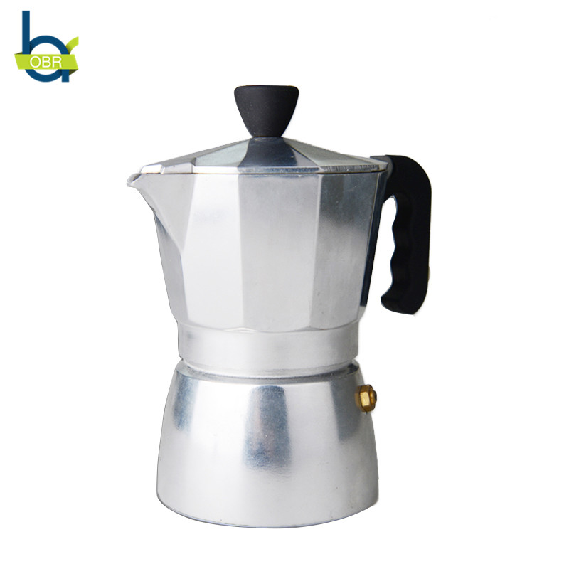 OBR Stainless Steel Coffee Maker Italian Coffee Machine Percolator Pot Espresso Coffee Machine Practical Moka Coffee Pot