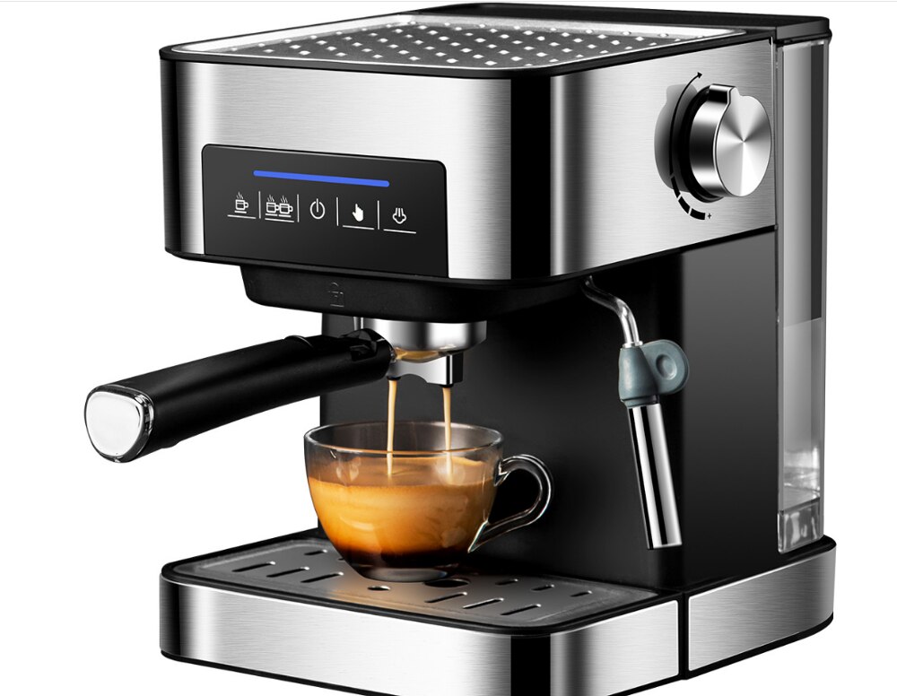 Italian Coffee Machine 20Bar Pump Espresso Machine Semi-automatic Espresso Coffee Maker Home Coffe Maker Commercial Milk Frothe