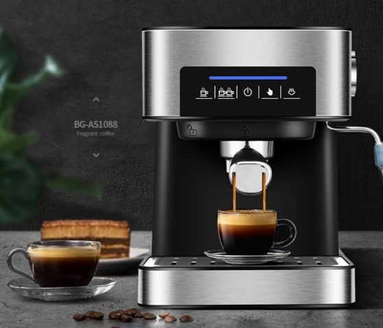 Italian Coffee Machine 20Bar Pump Espresso Machine Semi-automatic Espresso Coffee Maker Home Coffe Maker Commercial Milk Frother