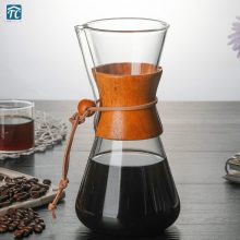 550ml Coffee Maker Coffee Pot High-temperature Resistant Borosilicate Glass Stainless Steel Filter Espresso Coffee Machine Water