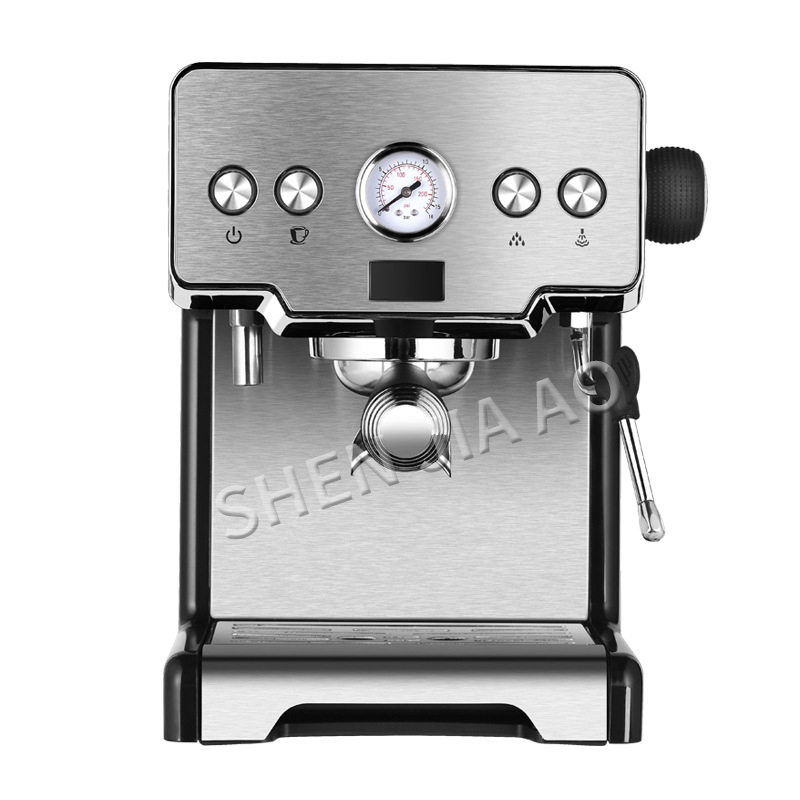 Espresso machine CRM3605 Stainless Steel Italian Coffee Maker 15bar home semi-automatic pump type coffee machine 220v 1450W 1pc