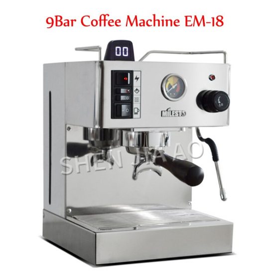 9Bar EM-18 Italian semi-automatic coffee machine Espresso Coffee Machine Coffee maker With Professional Pump For family 220V