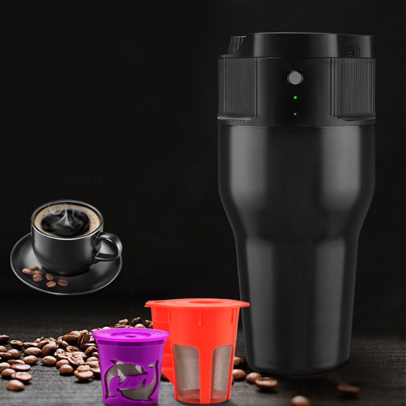 500Ml Mini Electric Coffee Maker Auto Usb Coffee Cafe Filter Coffee Machine Extraction Quick Brewing Coffee