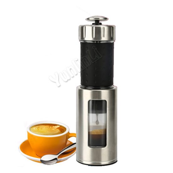 Portable Coffee Maker Mini Espresso Coffee Machine 80ML Manual Coffee Maker Outdoor Travel Coffee Maker