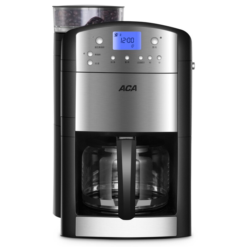 Automatic Coffee Maker Machine With Bean Grinder American Espresso Machine Kitchen Drip 5 Files Reservation Insulation