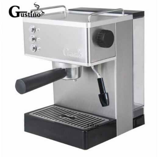 Gustino 19Bar 110V~220V Semi Automatic Coffee Maker Espresso Machine with Froth Milk Stainless Steel 304 Housing