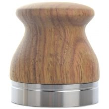 ELEG-304 Stainless Steel Coffee Tamper Dispenser Wooden Handle Espresso 53MM Coffee Machine Powder Hammer