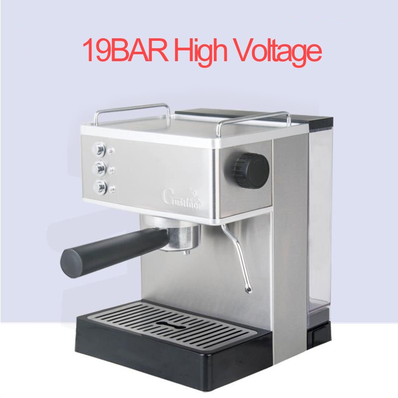 19Bar 110/220V semi-automatic coffee machine milk bubble machine 304 stainless steel Italian style espresso machine