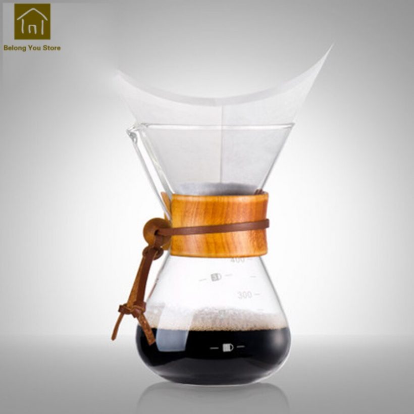 Portable Empire Old Home Coffee Pot Hand Washed Espresso Machine Coffee Maker Teteras De Cristal Kettle For Brewing Tea WKB018