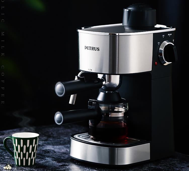 Petrus Italian 5Bar Pressure Steam Semi-automatic Espresso Coffee Machine Home Milk Bubble Coffee Makers DIY 240ml free shipping