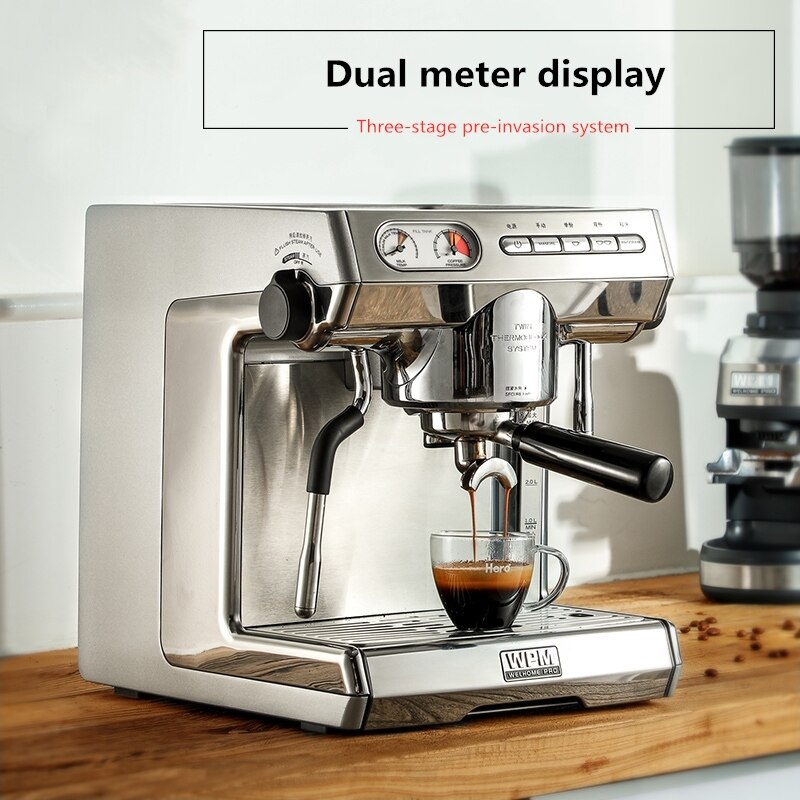 WELHOME Espresso Machine Coffee Maker Commerical Popular Semi-automatic KD-270S Home and Coffee shop espresso machine 220V