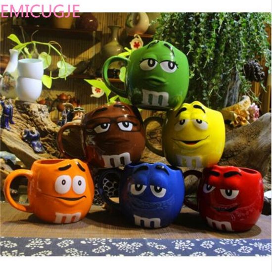 Cute M&M's MM Beans Coffee Mug