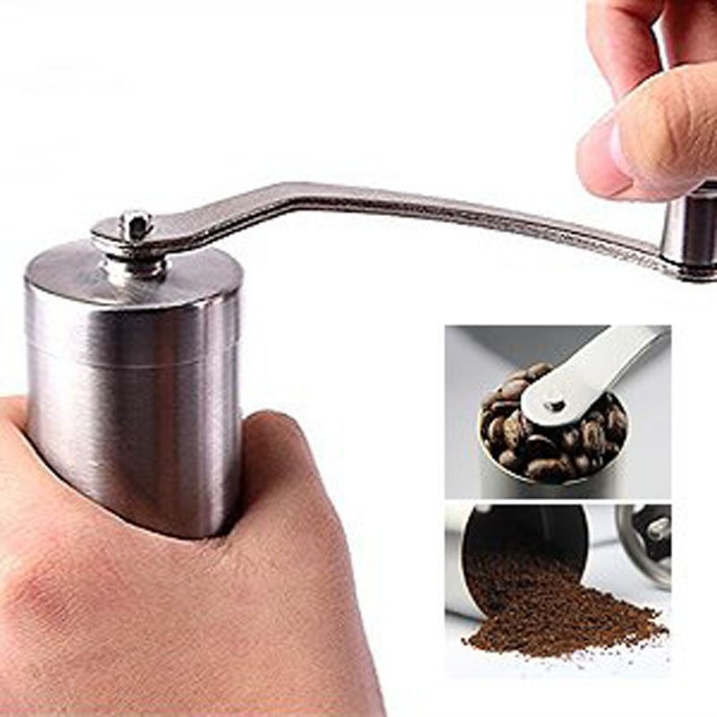 LUCOG Portable Manual Coffee Grinder Stainless Steel Ceramic