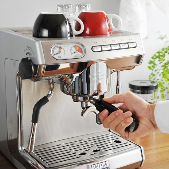 Commercial Double Pump Coffee Machine Italian Style