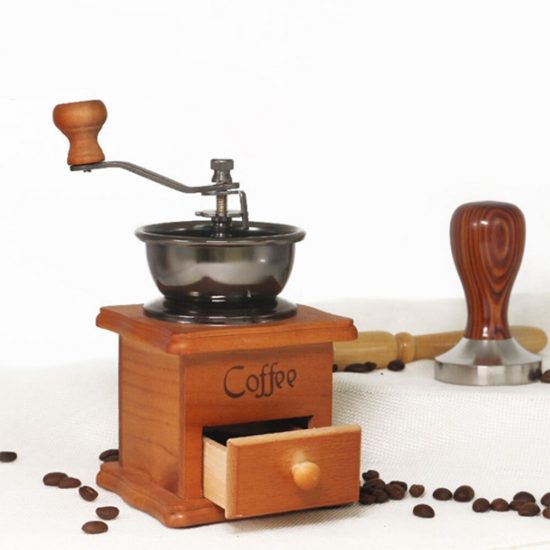 Grinder Stainless Steel Retro Coffee Spice Mini Burr