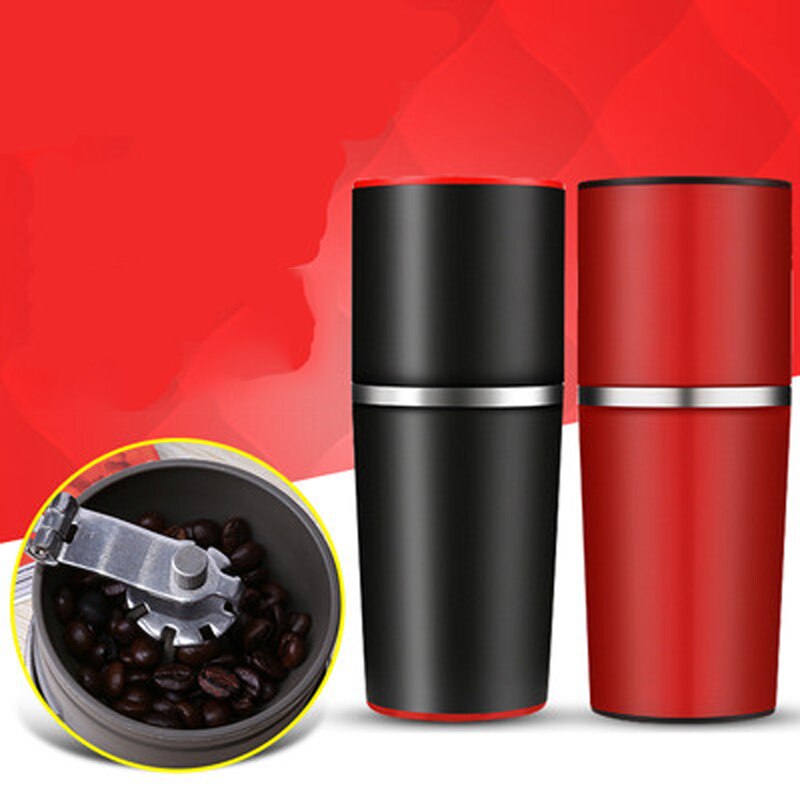 Grinder Adjustable Single Cup Coffee Maker Ceramic Bur