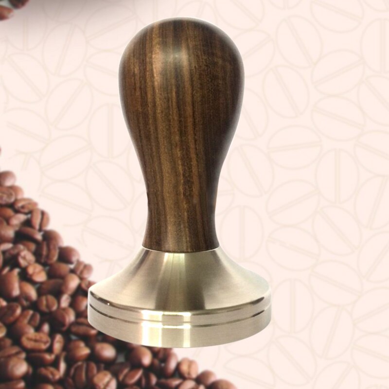 Coffee Tamper Stamping Plate Panar Sandalwood Handle