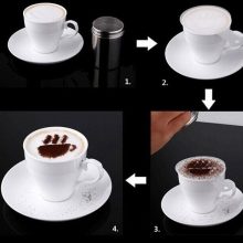 Strew Pad Duster Spray+Stainless Steel Chocolate Shaker