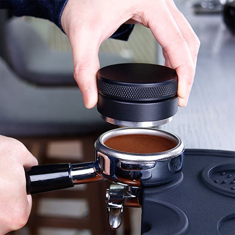 Stainless Steel Coffee Tamper Adjustable Height Trefoil