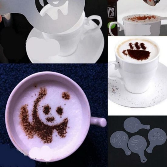 Barista Stencils Decoration Tool Garland Mold