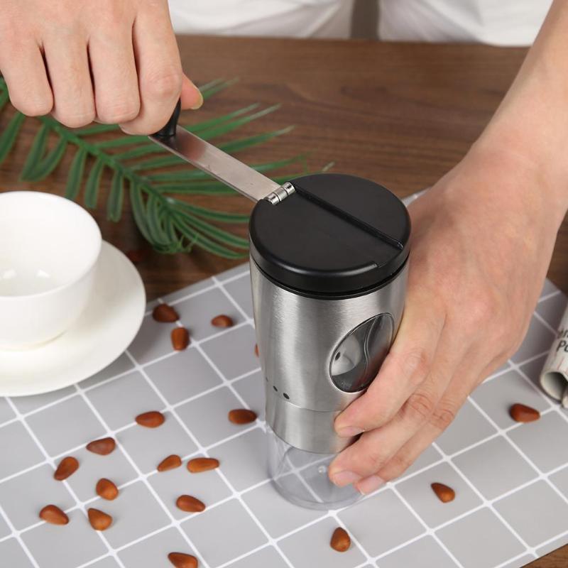 Manual Coffee Grinder Stainless Steel Hand Crank Grinding