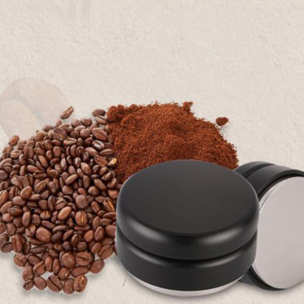 54mm Adjustable Metal Coffee Tamper Macarons Shape Espresso Powder