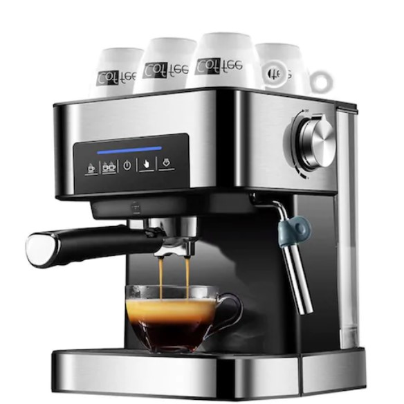 Espresso Coffee Maker with Grinder Semi-Automatic Americano