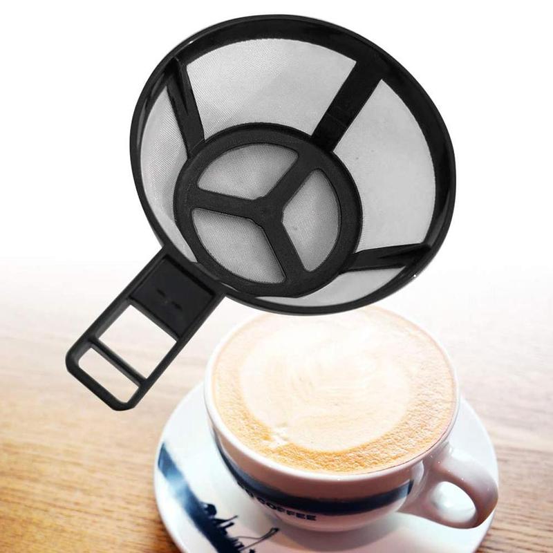 Reusable Nylon Coffee Pot Filter Holder Mesh Basket Specs: 