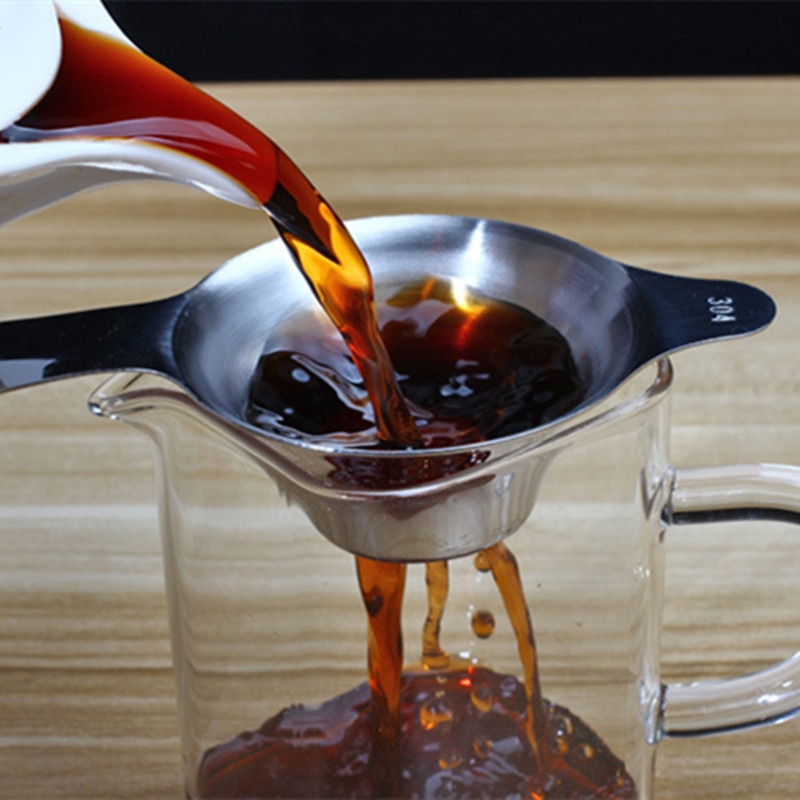 Tea Strainer Fine Mesh Chinese Tea Leaf Funnel Filter Description: