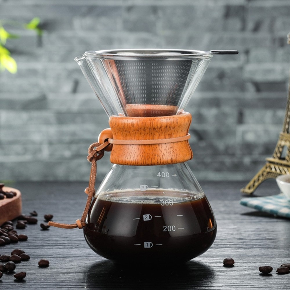 High Temperature Resistant Glass Coffee Maker