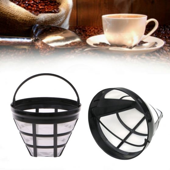 Coffee Filter Reusable Refillable Basket Cup Style