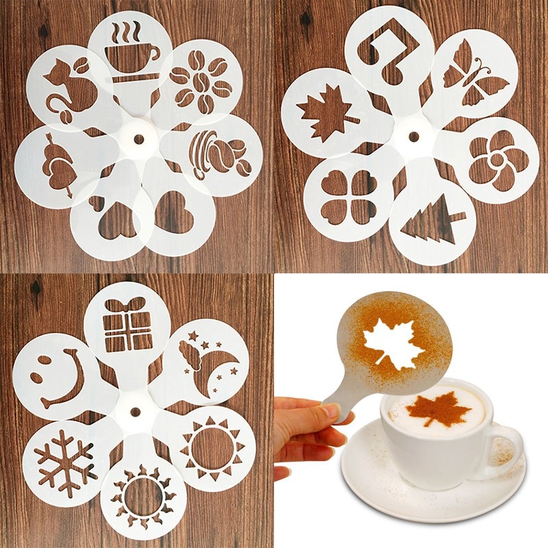 Coffee Art Printing Model For Latte Cake Coffee Decoration