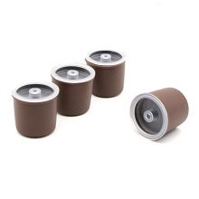 4 Pack Refillable Capsule Cup Reusable Coffee Filter