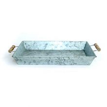 Rustic Farmhouse Serving Tray with Handles - Perfect