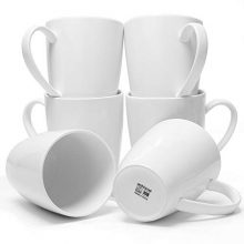 amHomel White Coffee Mugs Set of 6