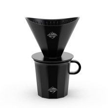 Black Ceramic Coffee Dripper By CrossCreek